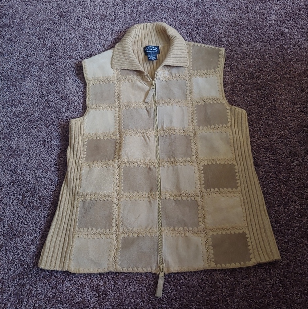 Designers studio originals vintage zip up vest